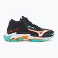 Mizuno Wave Lightning Z8 Mid Volleyballschuhe schwarz/tangelo/eisgrün 2