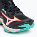 Mizuno Wave Lightning Z8 Mid Volleyballschuhe schwarz/tangelo/eisgrün 7
