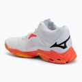 Mizuno Wave Lightning Z8 Mid weiß/feurige Koralle 2/Zitrus Volleyballschuhe 3