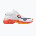 Mizuno Wave Lightning Z8 Mid weiß/feurige Koralle 2/Zitrus Volleyballschuhe