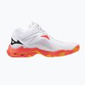 Mizuno Wave Lightning Z8 Mid weiß/feurige Koralle 2/Zitrus Volleyballschuhe 2