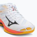 Volleyballschuhe Mizuno Wave Voltage 2 weiß/feurige Koralle 2/Zitrus 7