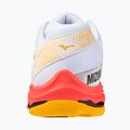 Volleyballschuhe Mizuno Wave Voltage 2 weiß/feurige Koralle 2/Zitrus 3