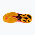 Volleyballschuhe Mizuno Wave Voltage 2 weiß/feurige Koralle 2/Zitrus 4