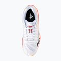 Volleyballschuhe Mizuno Wave Voltage 2 weiß/feurige Koralle 2/Zitrus 5