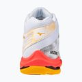 Volleyballschuhe Mizuno Wave Voltage 2 Mid weiß/feurige Koralle 2/Zitrus 3