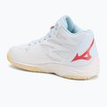 Damen Volleyball Schuhe Mizuno Thunder Blade Z Mid weiß/calypso coral/pale banana 3