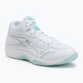 Damen-Volleyballschuhe Mizuno Thunder Blade Z Mid white/blue tint