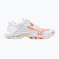 Damen Volleyballschuhe Mizuno Wave Lightning Z8 weiß/calypso coral/pale banana