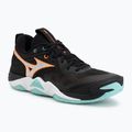 Volleyballschuhe Mizuno Wave Momentum Elite black/tangelo/ice green