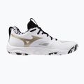 Volleyballschuhe Mizuno Wave Momentum Elite white/black/gold 9