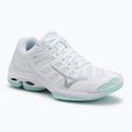 Damen-Volleyballschuhe Mizuno Wave Voltage 2 white/blue tint