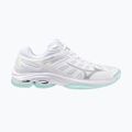 Damen-Volleyballschuhe Mizuno Wave Voltage 2 white/blue tint 8