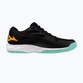 Kinder Volleyballschuhe Mizuno Lightning Star Z7 schwarz/tangelo/eisgrün 2