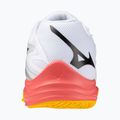 Kinder-Volleyballschuhe Mizuno Lightning Star Z7 weiß/feuriges Koralle 2/Zitrus 3