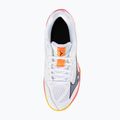 Kinder-Volleyballschuhe Mizuno Lightning Star Z7 weiß/feuriges Koralle 2/Zitrus 5