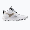Volleyballschuhe Mizuno Wave Momentum Elite Mid white/black/gold 9