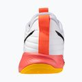 Mizuno Wave Momentum Pro Volleyballschuhe weiß/feurige Koralle 2/Zitrus 3