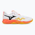Mizuno Wave Momentum Pro Volleyballschuhe weiß/feurige Koralle 2/Zitrus 2