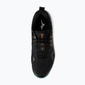 Mizuno Wave Momentum Pro Volleyballschuhe schwarz/tangelo/eisgrün 5