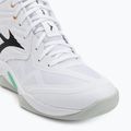 Volleyballschuhe Mizuno Wave Momentum Pro Mid white/black/frozen emerald 7