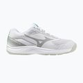 Kinder-Volleyballschuhe Mizuno Cyclone Speed 5 weiß/schwarz/frozen emerald
