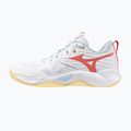 Damen Volleyballschuhe Mizuno Wave Momentum Pro weiß/calypso coral/pale banana 2