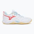 Damen Volleyballschuhe Mizuno Wave Momentum Pro weiß/calypso coral/pale banana 2