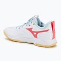 Damen Volleyballschuhe Mizuno Wave Momentum Pro weiß/calypso coral/pale banana 3