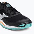 Mizuno Wave Phantom 3 Handballschuhe schwarz/tangelo/eisgrün 7
