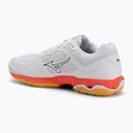 Mizuno Wave Phantom 3 Handballschuh weiß/feurige Koralle 2/Zitrus 3