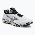 Handballschuhe Mizuno Wave Stealth 6 white/black/ge gold