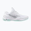 Damen Handballschuhe Mizuno Wave Stealth 6 weiß/blauer Farbton 8