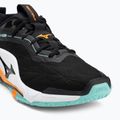 Mizuno Wave Stealth Neo 2 Handballschuhe schwarz/tangelo/eisgrün 7