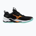 Mizuno Wave Stealth Neo 2 Handballschuhe schwarz/tangelo/eisgrün 2