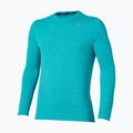 Herren Mizuno Core Impulse Tee capri breeze running longsleeve