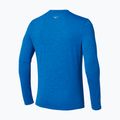 Herren Laufsport Langarm Mizuno Core Impulse Half Zip Tee princess blue 2