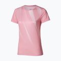 Damen Laufshirt Mizuno Core Graphic Tee gebleicht mauve
