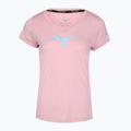 Damen Laufshirt Mizuno Core Runbird Tee gebleicht mauve