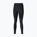 Damen-Laufleggings Mizuno Tech Thermal Charge Long black