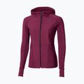 Damen-Laufjacke Mizuno Active Warm Hybrid Full Zip Hooded dark purple