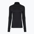 Damen Laufsweatshirt Mizuno Active Warm Half Zip schwarz