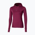 Damen-Laufhoodie Mizuno Active Warm Hooded dark purple