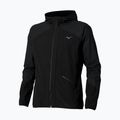 Herren Laufjacke Mizuno Active Alpha Hodded schwarz