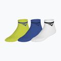 Socken Mizuno Training Mid With Line 3 pairs lightning yellow/ultramarine