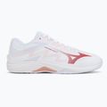 Damen-Volleyballschuhe Mizuno Lightning Select white/rose elegance/lava falls 2