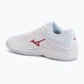 Damen-Volleyballschuhe Mizuno Lightning Select white/rose elegance/lava falls 3