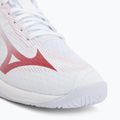 Damen-Volleyballschuhe Mizuno Lightning Select white/rose elegance/lava falls 7