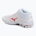Damen-Volleyballschuhe Mizuno Wave Lightning Pro Mid white/rose elegance/lava falls 3