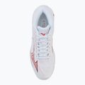 Damen-Volleyballschuhe Mizuno Wave Lightning Elite Mid white/rose elegance/lava falls 5